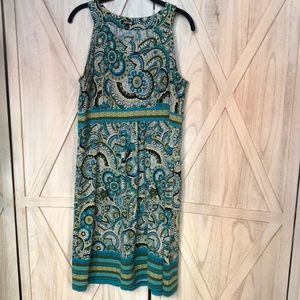Paisley Print Halter Sundress